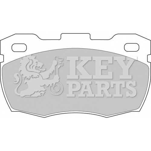 Brake pads set for land - pads, rover