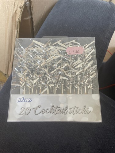 Cocktail sticks with silver - 20,