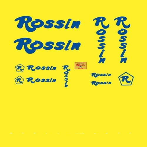 Rossin bicycle frame stickers - bicycle,