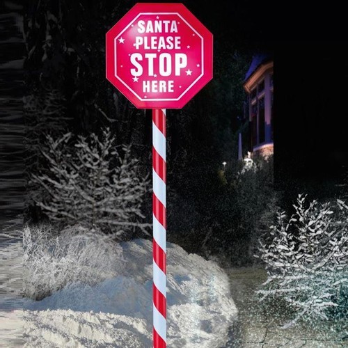 Christmas santa stop here - christmas,