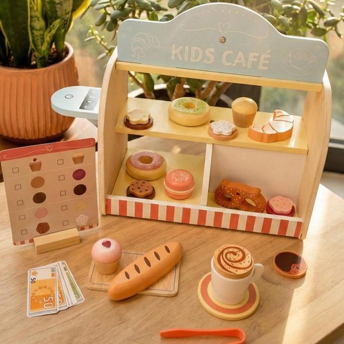 Wooden kids café play - kids,