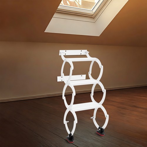 Retractable steel attic ladder - retractable,