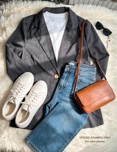 Boohoo black wrap blazer - boohoo,