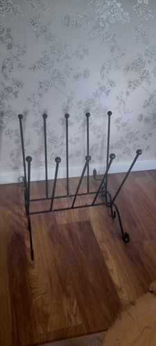 Metal wellington boot rack - metal,