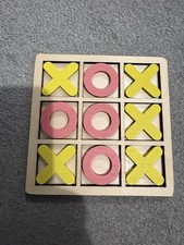 Mini Wooden Noughts & Crosses
