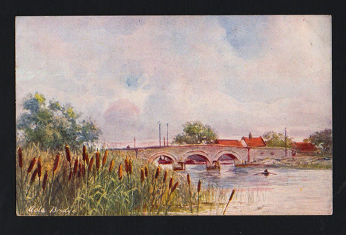 Old postcard acle - postcard:, bridge