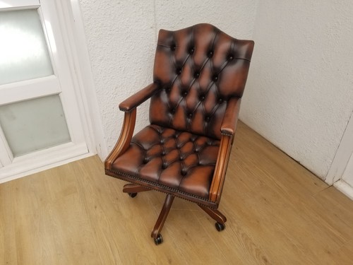Brown leather vintage - brown,