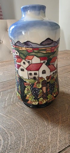 Moorcoft andulucia vase - moorcoft,