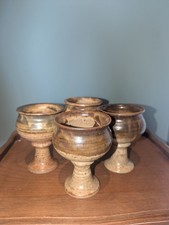 Four Vintage Studio Pottery