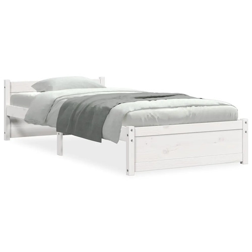 Solid wood bed frame home - bed,