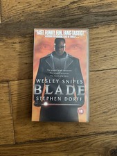 Blade Wesley Snipes VHS Sci-Fi Action Horror Movie, Used