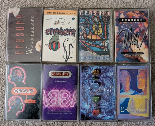 Erasure cassette tapes 7 - 8,