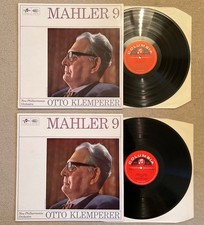MAHLER SYMPHONY no 9 Otto Klemperer UK Columbia SAX 5281/2 ED1 NM