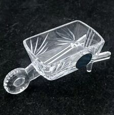 Small Vintage Lead Crystal Ornament Wheelbarrow Georgian Crystal Tutbury Ltd ⭐⭐⭐