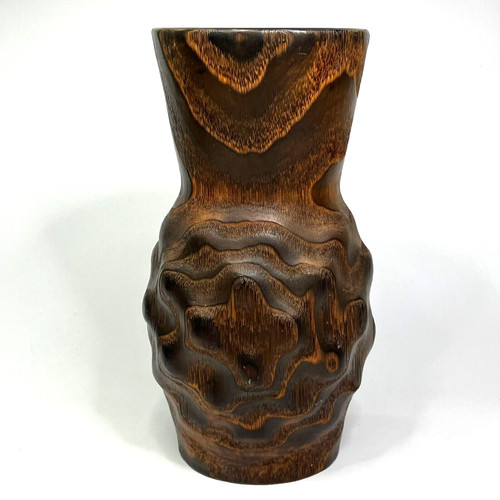Vtg rugged burnt - rugged, wooden