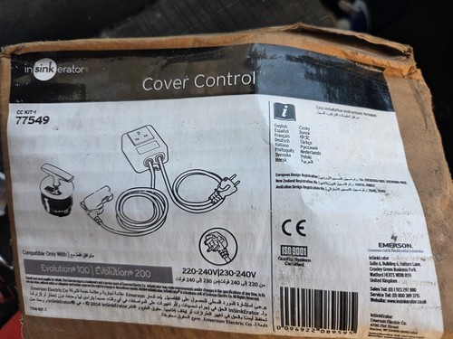 Insinkerator 77549 cover - insinkerator,