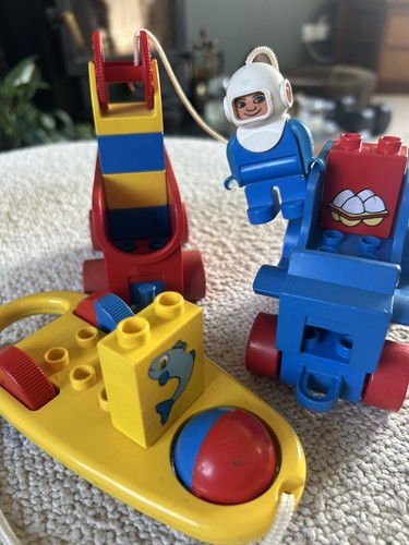 Vintage duplo lego vehicles - vintage,