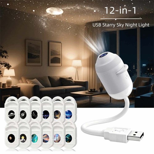 Galaxy projector - 2‑in‑1,