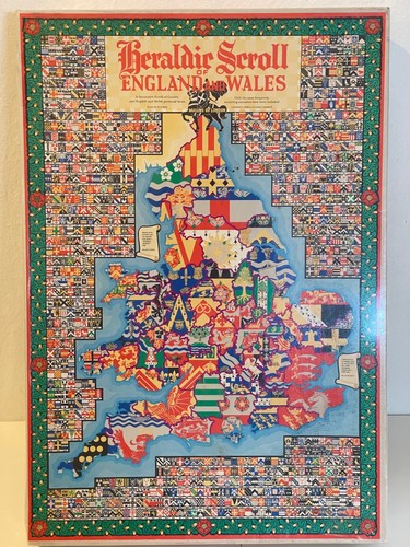 Heraldic scroll england - scroll,