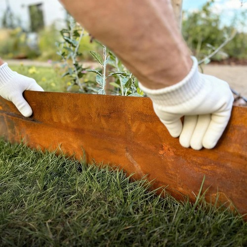 10m metal garden border lawn - metal,