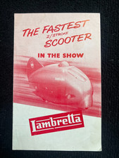 Original Lambretta Concessionaires The Fastest Scooter Sales Leaflet