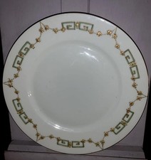 Antique B&H Limoges France Golden Textured 9.75” Plate Rare
