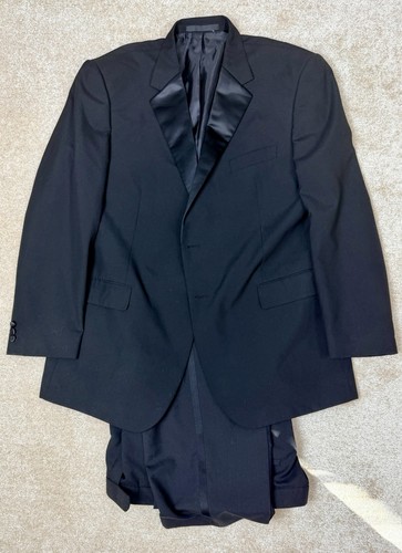 Men black suit - m&s,