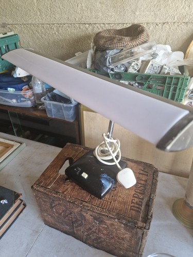 Vintage space age desk lamp - desk,