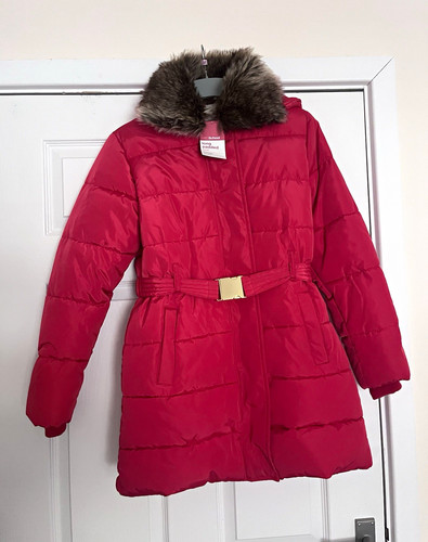 School girls red long - m&s,