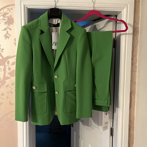 Bnwt zara green blazer - bnwt, patch