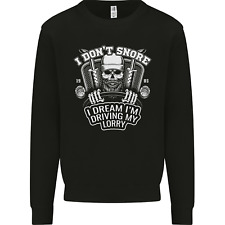 I Dont Snore Driving My Lorry Driver Mens Sweatshirt Jumper