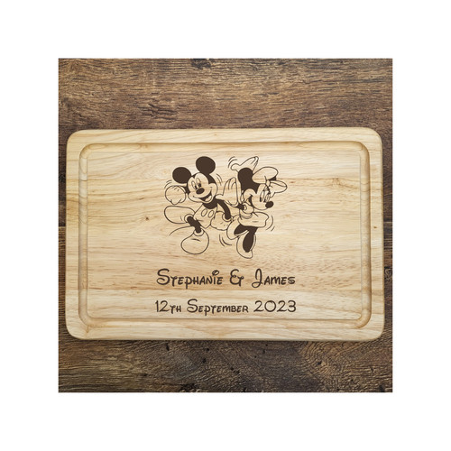 Disney laser engraved chopping - disney,