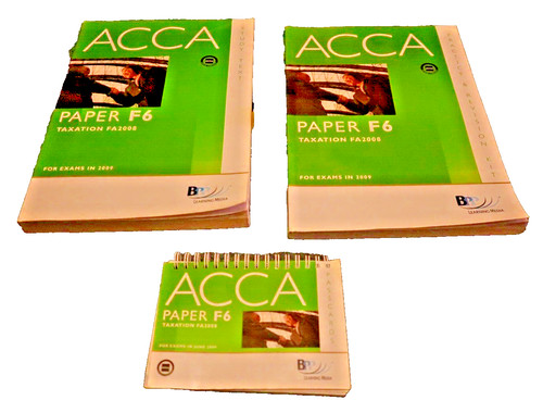 Acca paper taxation - f6,