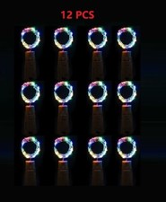 1-12Pcs Wine Bottle Lights with Cork Multicolour 20LED For Party Ambient Light
