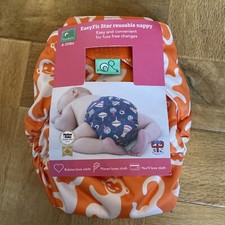 Tots Bots Bamboozle Easyfit  Monkey Reusable All-in-one One Size Cloth Nappy
