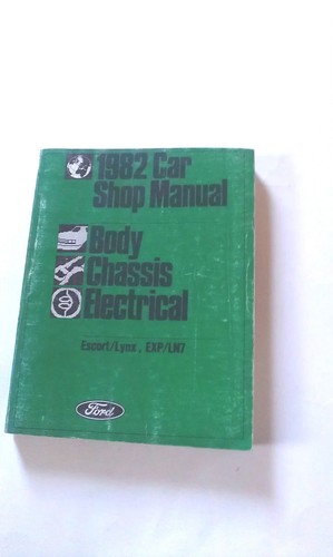 Ford 1982 car shop - 1982, manual