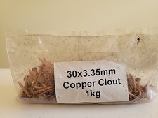 Copper Clout Nails 30mm x