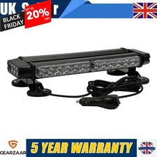 Van Truck Warning Light Bar 12v 24vRoof Recovery Magnetic Flashing Beacon 30 LED