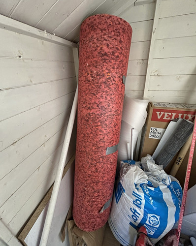 Flecked foam carpet underlay - flecked,