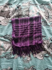 Purple Military Arab Tactical Desert Army Shemagh KeffIyeh Scarf Neck Wrap