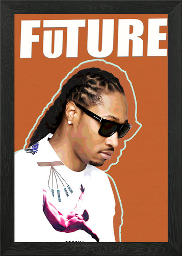 Future rapper framed wall art - future,