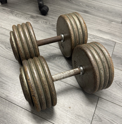 Ivanko 95lb dumbbells - ,