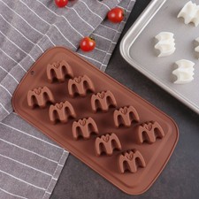 Silicone Chocolate Mould Candy Cookies Wax Melt Jelly Gummy Bake Mold Halloween 