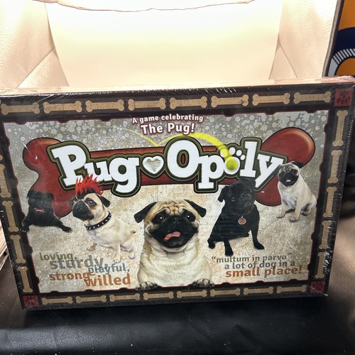 Pug opoly classic board - pug-opoly,