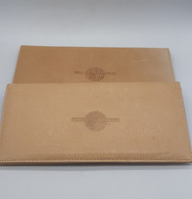 Pair of Orient Express Venice Simplon Leather Ticket Holders (H15)