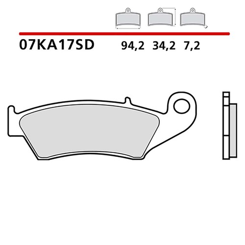 Brembo rear brake pads - pads, fit
