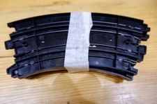 4x Tomy Aurora 9" radius curve track 229mm ref no 503350