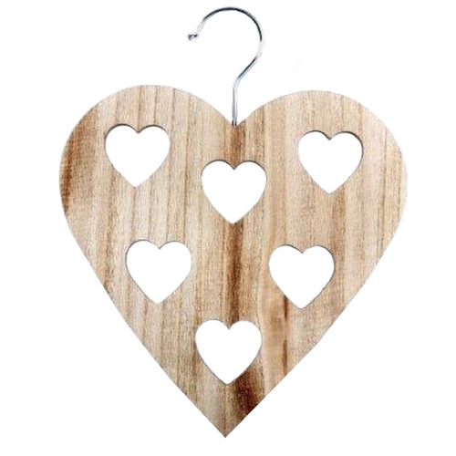 Wooden scarf tie hanger - wooden,