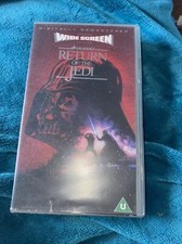 Star Wars Return Of The Jedi Widescreen VHS WARNING mOULDY