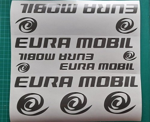 Eura mobil motorhome decals - eura,